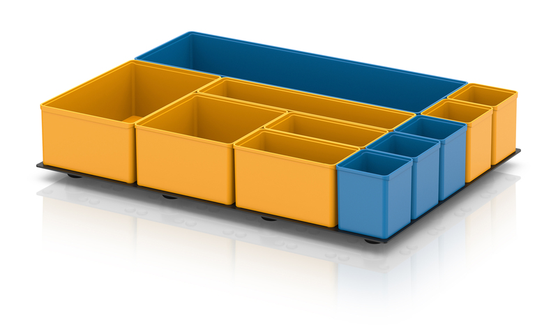 AUER Packaging Einsatzkästen Einsatz für Eurobehälter 40 x 30 cm EG TEK 43 B4