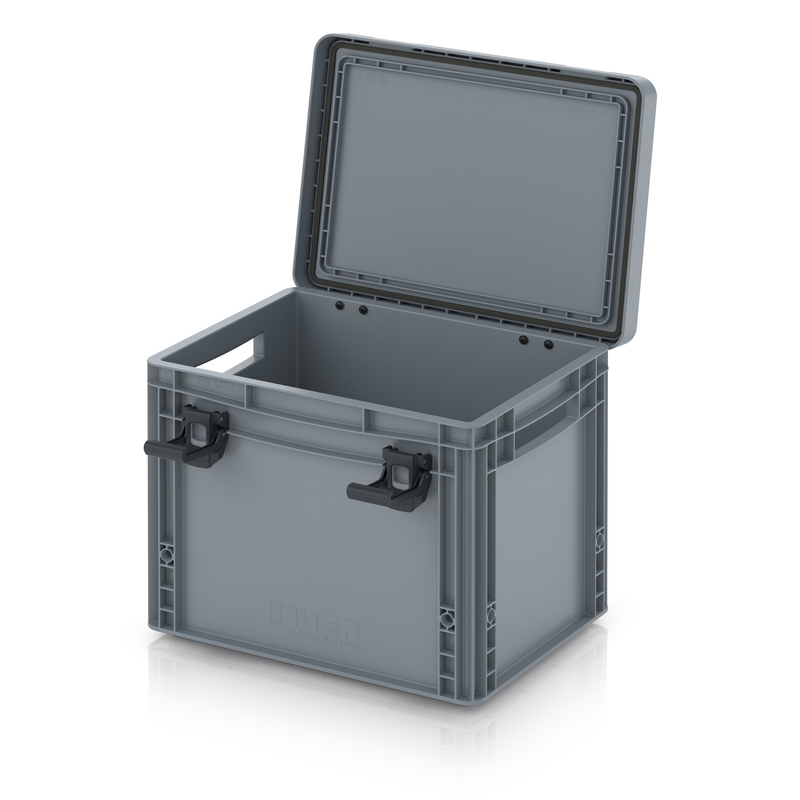 AUER Packaging Euro containere cu capac cu balama Pro EDP 43/32