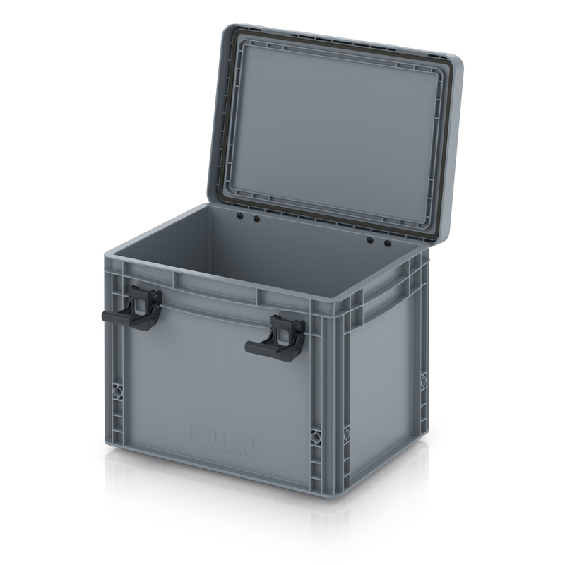 AUER Packaging Euro containere cu capac cu balama Pro EDP 43/32 HG