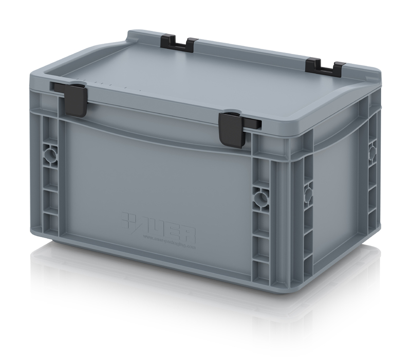 AUER Packaging Euro containere cu capac cu balamale ED 32/17 HG