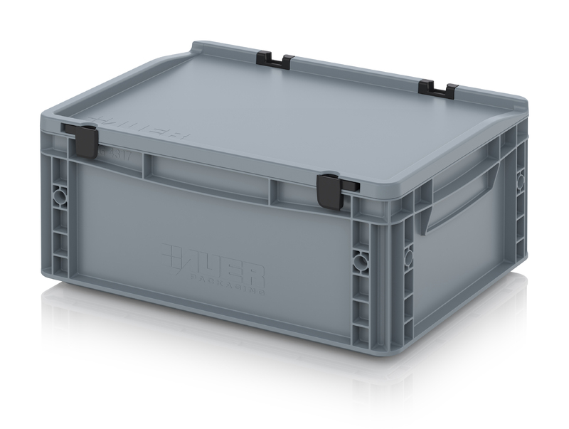 AUER Packaging Euro containere cu capac cu balamale ED 43/17 HG