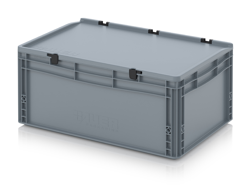 AUER Packaging Euro containers with hinge lid ED 64/27 HG