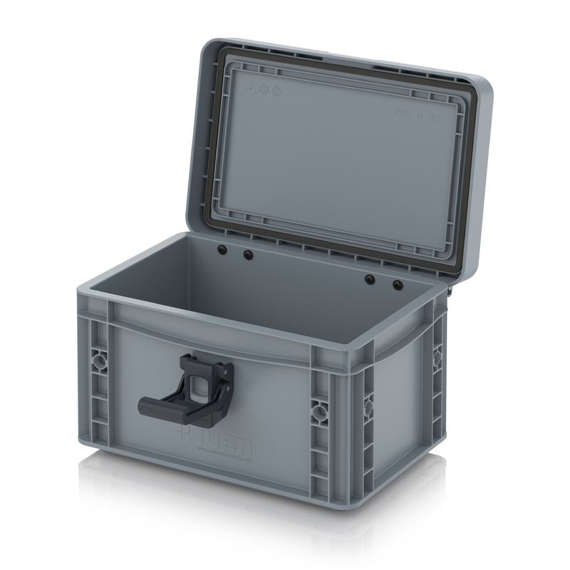 Eurobehälter mit Scharnierdeckel Pro EDP 32/17 HG AUER Packaging Eurobehälter mit Scharnierdeckel Pro EDP 32/17 HG