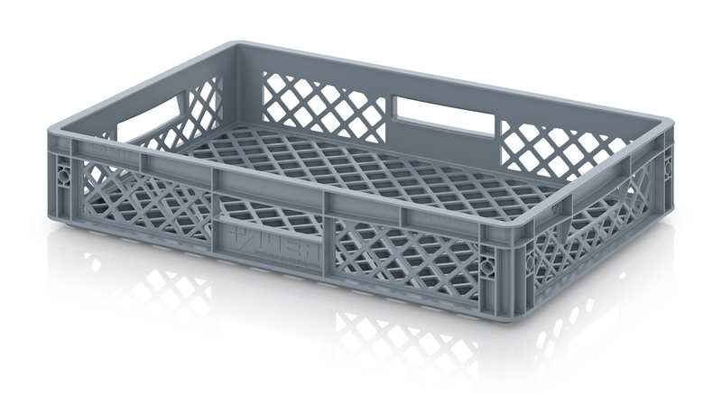 AUER Packaging Eurocontenedor con rejilla EO 64/12