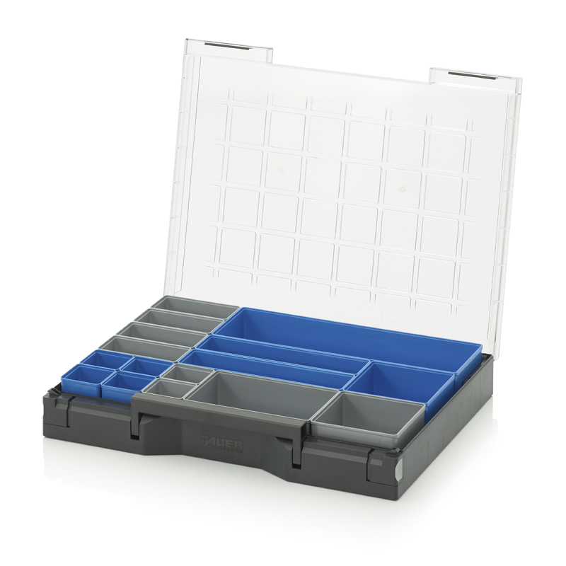 AUER Packaging Opremljeni kovček za drobni material 44 x 35,5 cm SB 443 B9