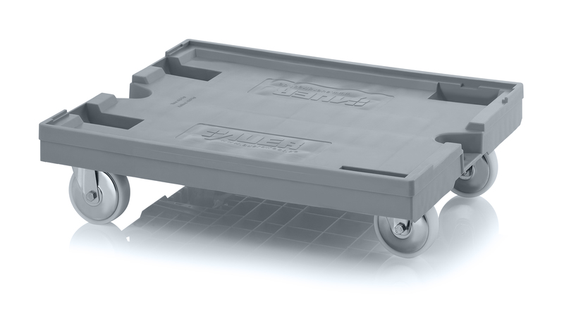 AUER Packaging Platformă de transport cu role Maxi cu margini de poliamidă RO 86 PA BO FA