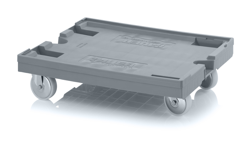 AUER Packaging Platformă de transport cu role Maxi cu margini de poliamidă RO 86 PA FA