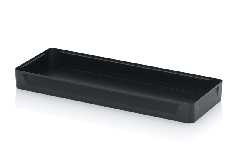 AUER Packaging Skrzynki wkładane ESD Podział na 2 części wzdłuż ESD EK 2/50