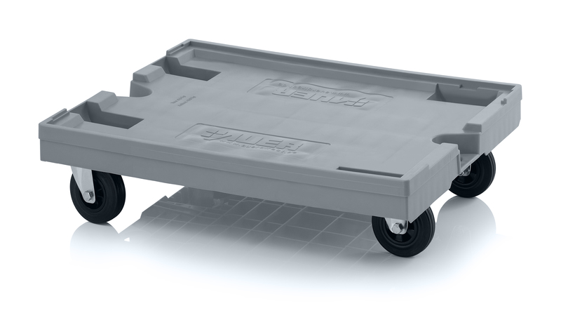 AUER Packaging Transportroller Maxi met rubberen wielen RO 86 GU BO
