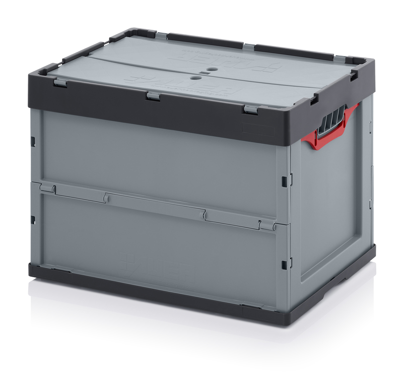 Vikbara backar Med lock FBD 64/42 AUER Packaging Vikbara backar Med lock FBD 64/42